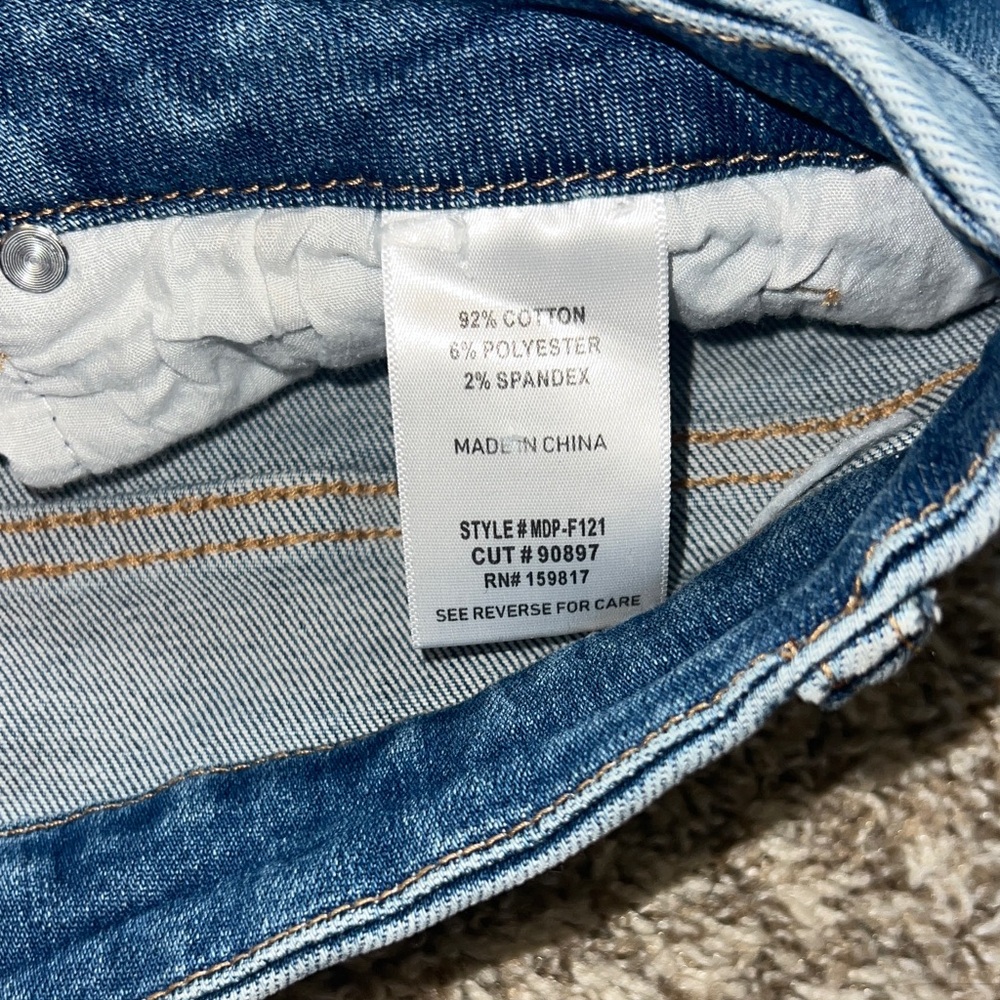 Altar'd State Light Blue Distressed Flare Jeans - Picture 9 of 10